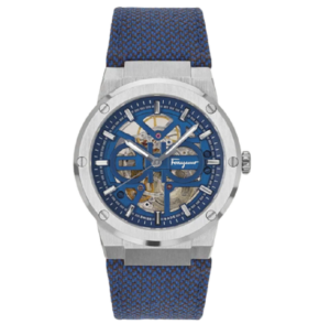 Dong Ho Salvatore Ferragamo F-80 Skeleton 'Blue' 611187-756605