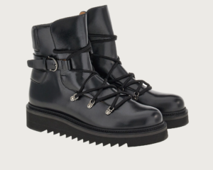 Alternative view of Giày Salvatore Ferragamo Trekking Boot 'Black' 021157-757626