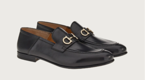 Alternative view of Giày Salvatore Ferragamo Moccasin Gancini 'Black' 020990-758410