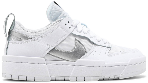 Giày Nike Wmns Dunk Low Disrupt 'White Metallic Silver' DJ6226-100