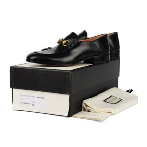 Alternative view of Giày Gucci Jordaan Leather Loafers Black 571050-0G0V0-1000