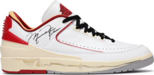 Giày Nike Off-White x Air Jordan 2 Retro Low SP 'White Varsity Red' DJ4375-106