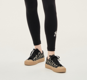 Alternative view of Giày MLB Playball Mono Canvas New York Yankees Black 3ACVVC31N-50BKS