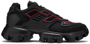 Giày Prada Cloudbust Thunder Knit 'Black Red' 2EG293-3LGN-F0002