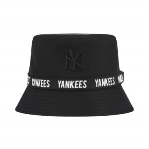 Mũ MLB Basic Monogram Bucket Hat New York Yankees 32CPH211150M   AuthenticShoes