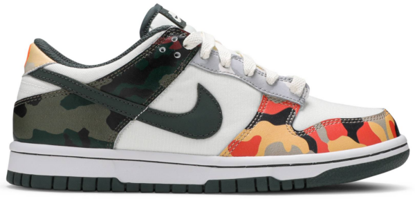 Giày Nike Dunk Low SE GS 'Sail Multi Camo' DB1909-100