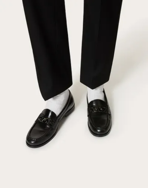Giay Valentino Garavani Loafer in Calfskin 1Y2S0G03GIS0NO