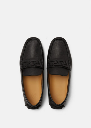 Alternative view of Giày Versace La Greca Loafers 'Black' 1003354-1A02337-1B000