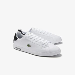 Alternative view of Giày Lacoste Grazie 2 SMA Leather White Black 740SMA0075-147