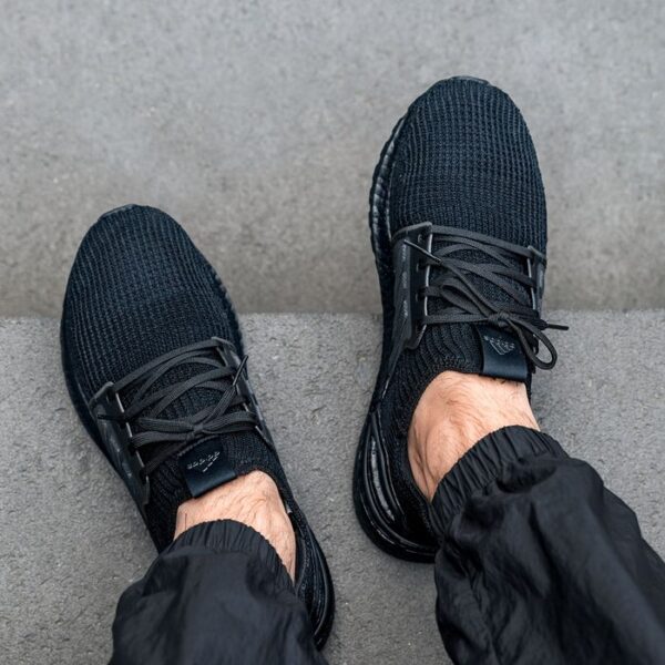 Giày Adidas Wmns UltraBoost 19 'Triple Black' EF1345 - Hình ảnh 2