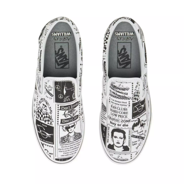 Giày Vans Classic Slip-On x Ashley Williams VN0A38F7SFQ - Hình ảnh 2