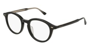 Alternative view of Kính Gucci Black Oval Eyeglasses GG0192OA 001