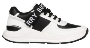 Giày Burberry Nylon and Logo Detail Black White 8009801