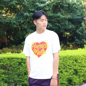 Ao Human Made Heart T-Shirt 'White' HM23TE025