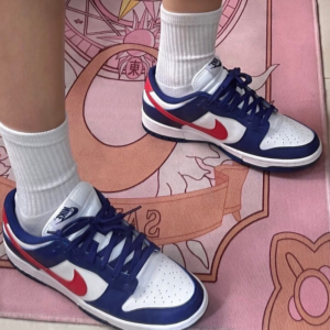 Alternative view of Giày Nike Dunk Low White and University Red 'Multicolor' DD1503-119