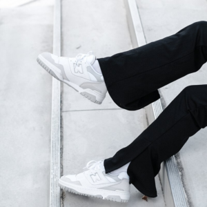 Alternative view of Giày New Balance 550 'White Grey' BB550NCB