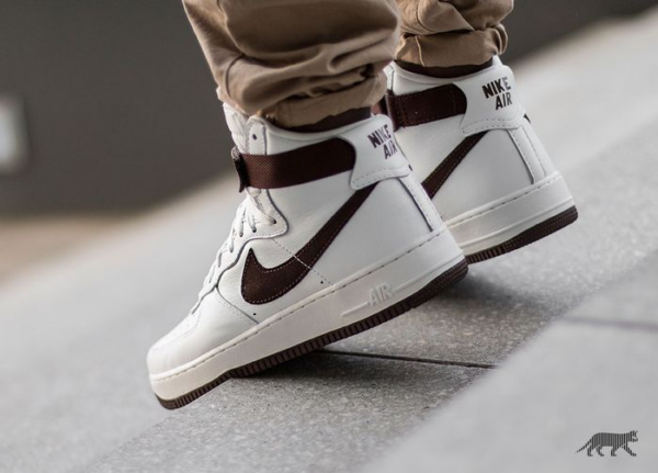 Giày Nike Air Force 1 High Retro QS White Chocolate 743546-102 - Hình ảnh 4