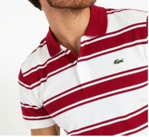 Alternative view of Áo Lacoste Men's Slim Fit Classic Stripe Polo PH4810-W7B