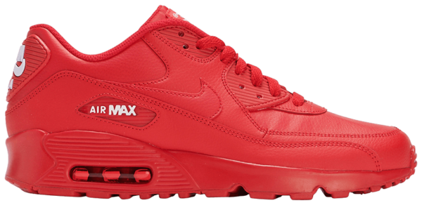 Giày Nike Air Max 90 Leather GS 'University Red' 833412-606