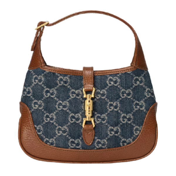 Túi Gucci Jackie 1961 Mini Shoulder 'Blue Ivory' GG 637092-2KQGG-8375