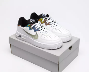 Alternative view of Giày Nike Air Force 1 React 'White Iridescent' CN9838-100