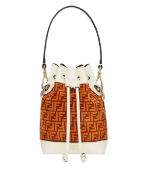 Túi Fendi Small Mon Tresor Bag In White 8BS010AFIS-F1E1F