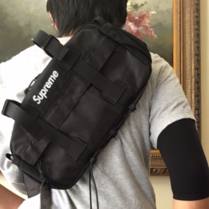 美品Supreme 2019 FW Waist Bag Black Supreme Waist Bag fw19 - Authentic - Brand New without Tags