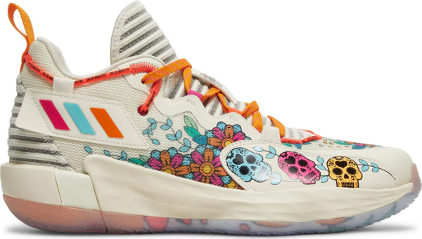 Giày Adidas Dame 7 Extply day Of The Dead 'Cream White' GW3832