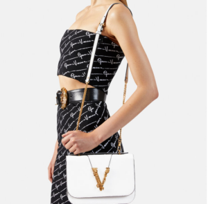 Alternative view of Túi Versace Virtus Shoulder White DBFG985-D5VIT-K0AOT