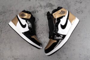 Giày Nike Air Jordan 1 Retro High Og Nrg 'Gold Toe' 861428-007  Authentic-Shoes