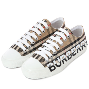 Alternative view of Giày Burberry Logo Print Vintage Check Sneakers 8024301