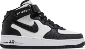 Giày Nike Air Force 1 Mid Stussy 'Light Bone' DJ7840-002