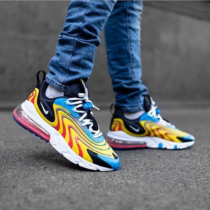 Alternative view of Giày Nike Air Max 270 React ENG 'Laser Blue' CD0113-400