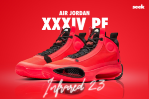 Alternative view of Giày Nike Air Jordan 34 PF 'Infrared 23' BQ3381-600