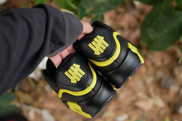 Giày Nike Undefeated x Air Max 90 'Black Optic Yellow' CJ7197-001 - Hình ảnh 6