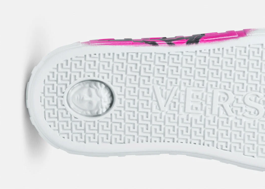 Giày Versace Grece Medusa 'White Pink' DST643D-1A01998-2W090 - Ảnh 2