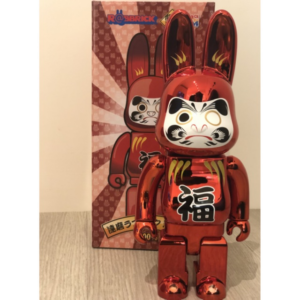 Alternative view of Mô hình Bearbrick Rabbrick Tatsumi 400% Red Plated