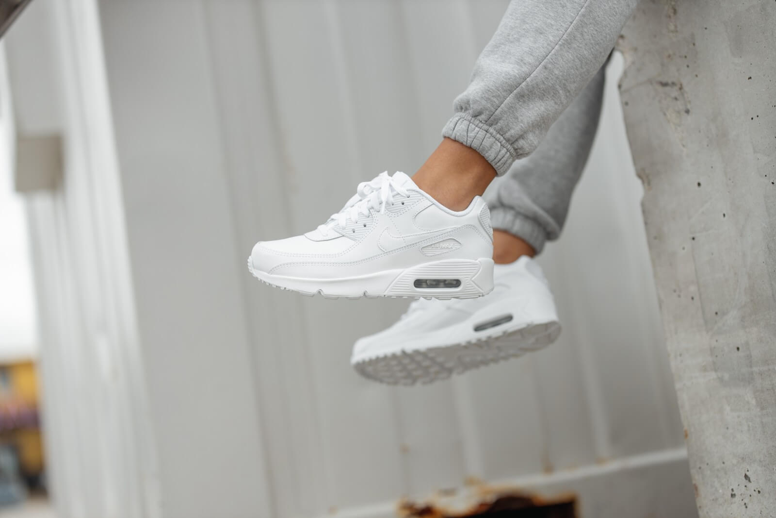 Giày Nike Air Max 90 Ltr Gs 'White' 833412-100 - Authentic-Shoes