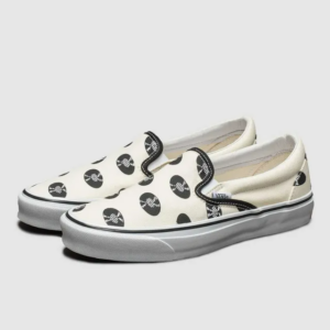 Giay Vans Wacko Maria x OG Classic Slip-On LX 'White Records' VN0A45JK592