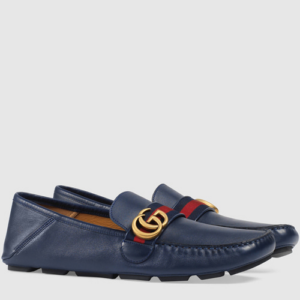 Alternative view of Giày Gucci Horsebit Loafers Moccasins Blue 450891-DTM10-4062