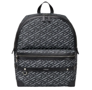 Balo Versace La Greca Signature Back Pack Black Gray 1000745-1A01444-5B05E