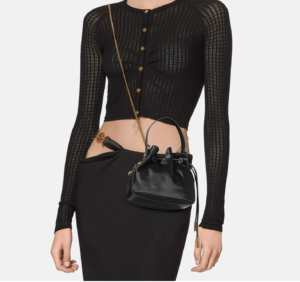 Alternative view of Túi Versace La Medusa Charm Bucket Bag Black 1000885-1A00958-1B00V