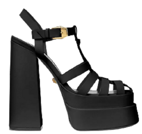 Giày Versace La Medusa Platform Sandals 1003326-DVT2P-1B00V