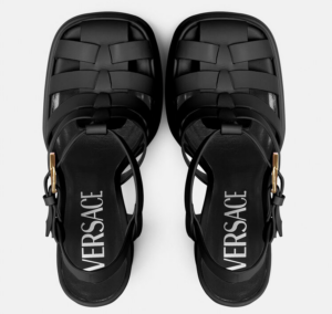 Alternative view of Giày Versace La Medusa Platform Sandals 1003326-DVT2P-1B00V