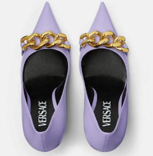 Alternative view of Giày Versace Medusa Chain Pumps 1003733-DVT2P-1L72V