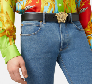 Alternative view of Thắt Lưng Versace La Medusa Leather Belt Classic Black DCU4140-DVTP1-D41OH