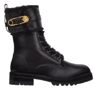 Giày Safety Pin Leather Lace-Up Boots DST419E-DVPS-KVO41