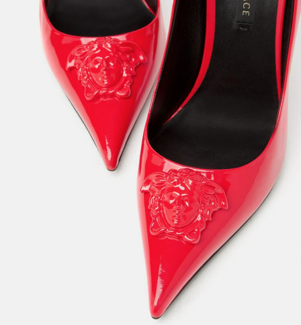 Giày Versace La Medusa Naplak Pumps DST625O-D1VE-1R140 - Hình ảnh 4