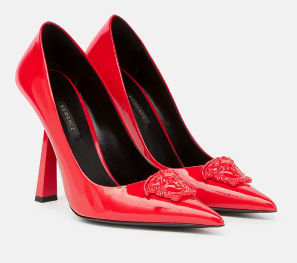 Giày Versace La Medusa Naplak Pumps DST625O-D1VE-1R140 - Hình ảnh 3
