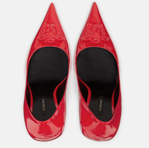Giày Versace La Medusa Naplak Pumps DST625O-D1VE-1R140 - Hình ảnh 2